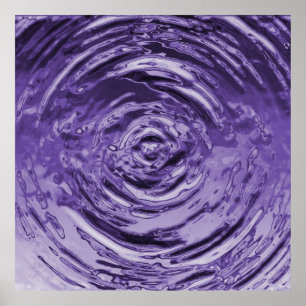 Poster Eau Violet