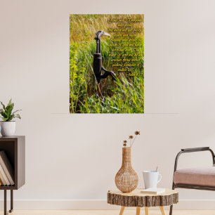 Poster Eau vive John 4 Inspiration