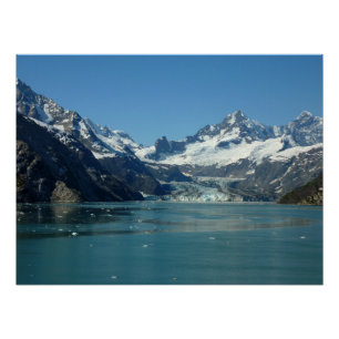 Poster Eaux alimentées par les glaciers de l'Alaska