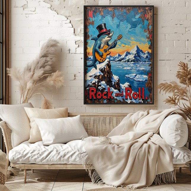 Poster Eaux d'hiver de Shred FinTastic (Créateur téléchargé)