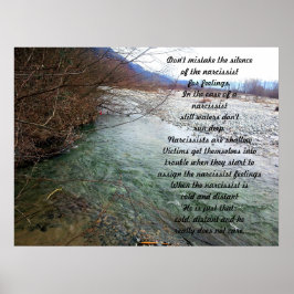 Poster Eaux peu profondes - Narcissiste