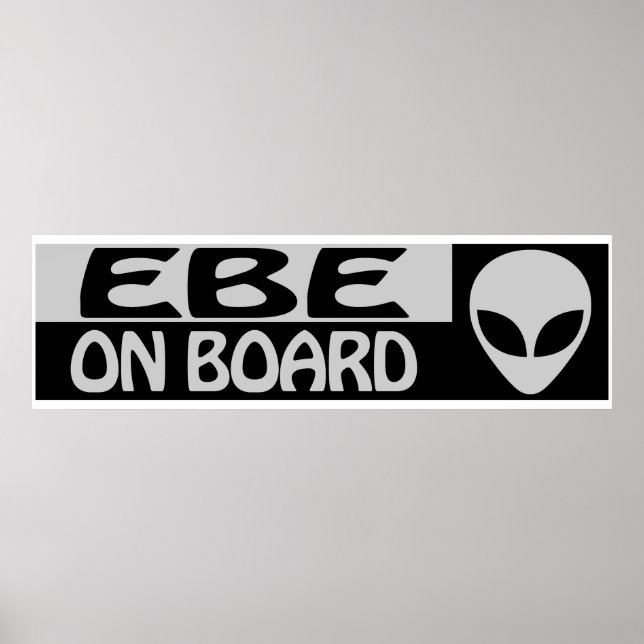 POSTER EBE À BORD (Devant)