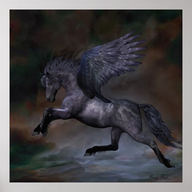 POSTER EBONY CANVAS (Devant)