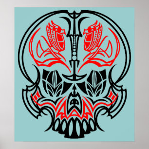 Poster Écart du crâne
