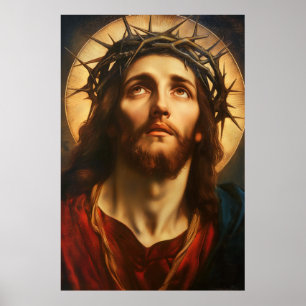 Poster Ecce Homo   Jésus-Christ avec la Couronne d'Épines