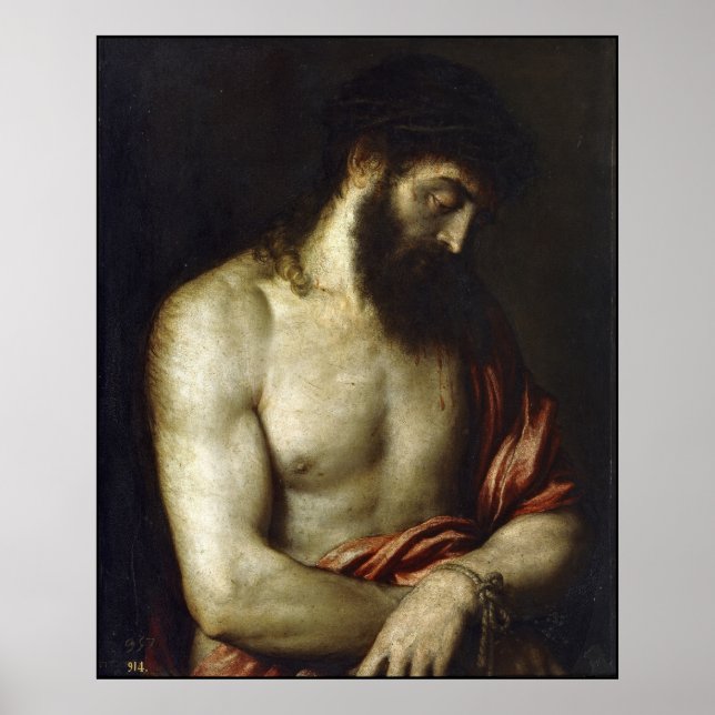 Poster Ecce homo - Titien - 1547 (Devant)