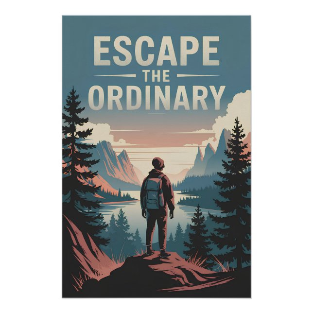 Poster Échapper à l'ordinaire (Devant)