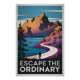 Poster Échapper à l'ordinaire