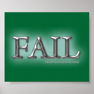 Poster Échec