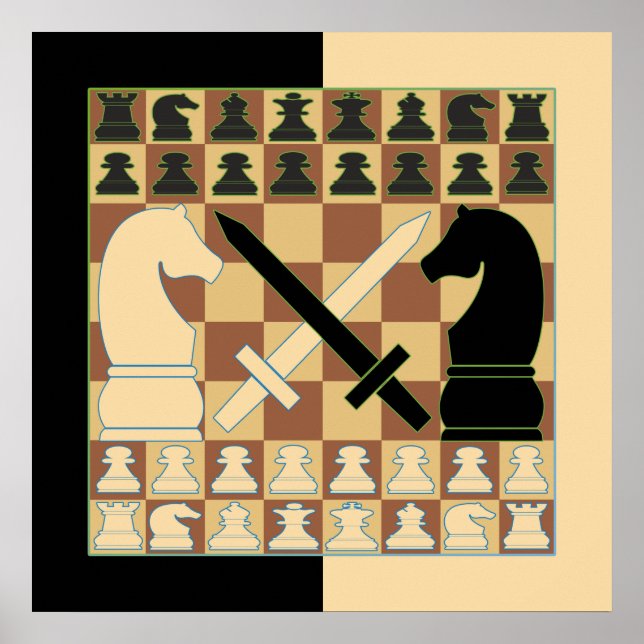 POSTER ÉCHECS (Devant)