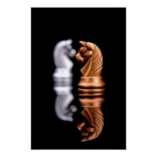 Poster Échecs d'affiche