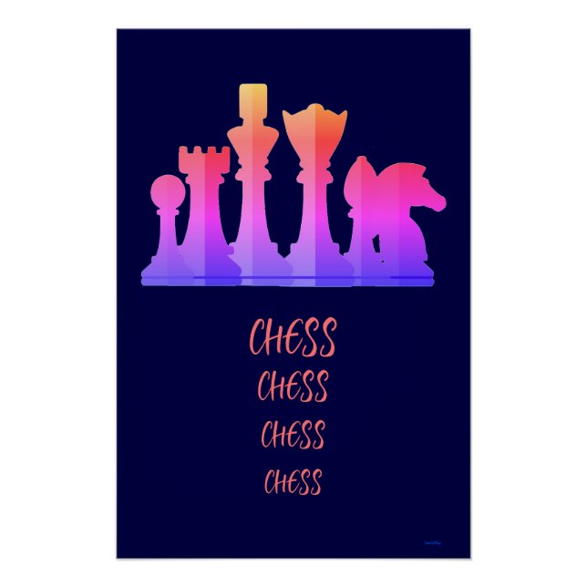 Poster Échecs d'affiche (Devant)