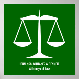 Poster Échelles de justice