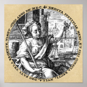 Poster Échelles de justice