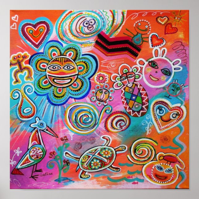 Poster Echoes of Taino, PR, Caraïbes 121922 (Devant)