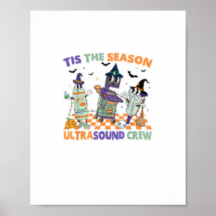 Poster Échographie d'Halloween Rétro C'est La Saison Ultr