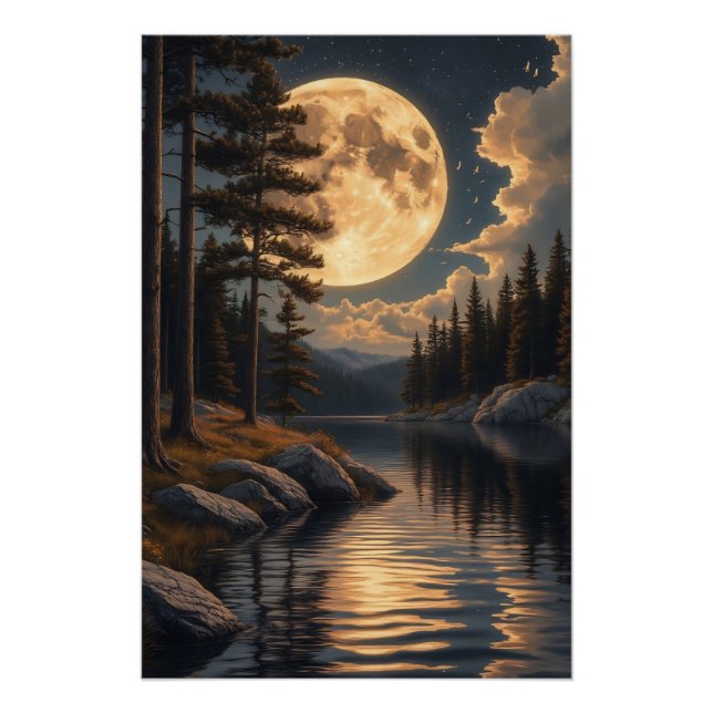 Poster Échos de la Lune Dorée (Devant)