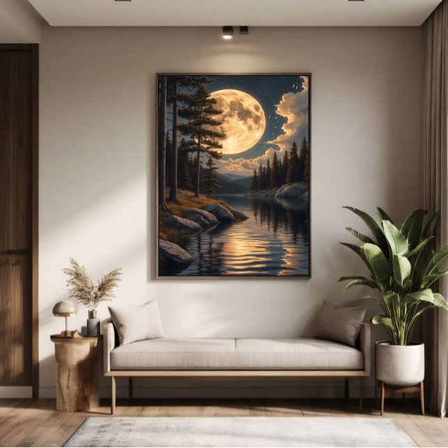 Poster Échos de la Lune Dorée (Créateur téléchargé)