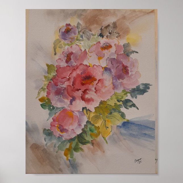 Poster Éclaboussure de printemps (Devant)
