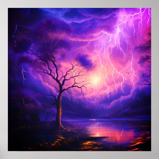 Poster Éclairage (Devant)