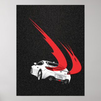 Poster Éclairages tactiles GR86