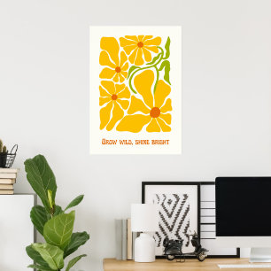 Poster Éclairer sauvage brillant