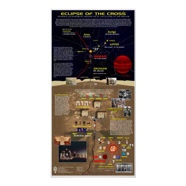 Poster Éclipse de la Croix (Devant)