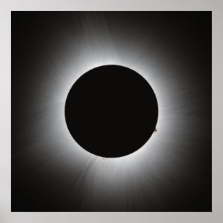 Poster Éclipse solaire 2024 - Corona