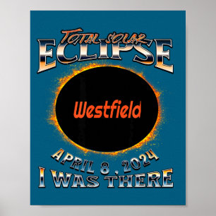 Poster Éclipse solaire à Westfield Indiana