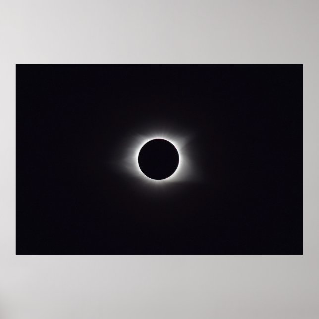 Poster Éclipse solaire de 2017 (Devant)