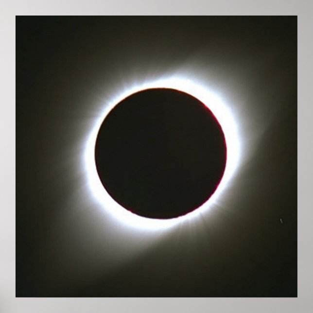 Poster Éclipse solaire totale 1995 (Devant)