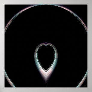 Poster Éclipse Totale De L'Affiche Coeur