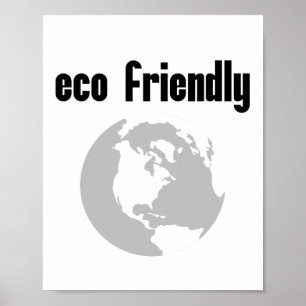 Poster Eco Friendly : Réduisez votre impact De l'environn