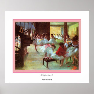 Poster École de ballet~ Edgar Degas