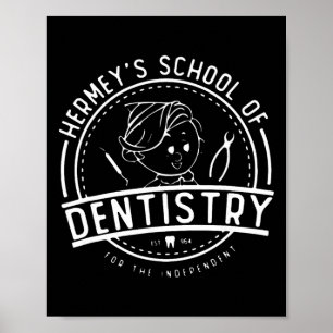 Poster École de dentisterie d'Hermey Hygiène dentaire de