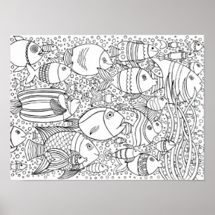 Poster École De Poisson Inspiré 2