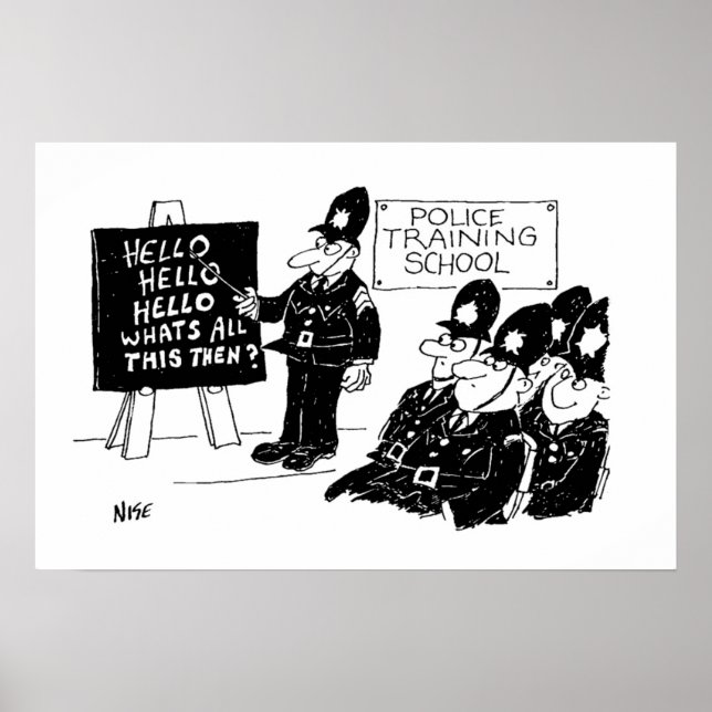 Poster École de police (Devant)
