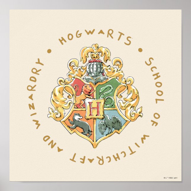 Poster École de sorcellerie et de magie HOGWARTS™ (Devant)