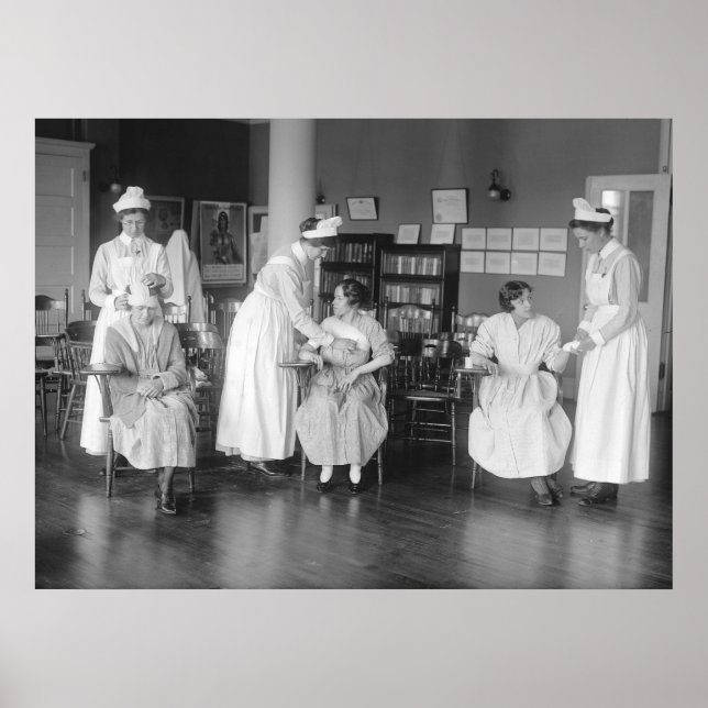 Poster École des infirmières, début des années 1900 (Devant)