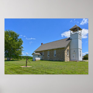 Poster École historique de Buck Creek, Perry, Kansas