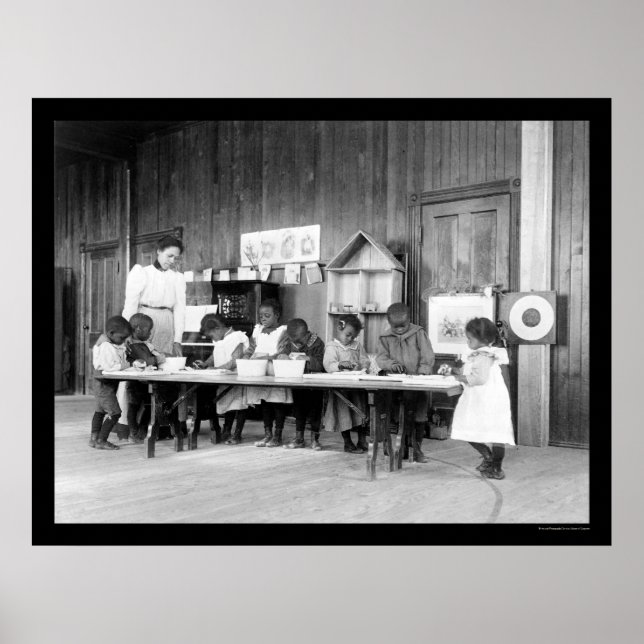 Poster École maternelle afro-américaine à Hampton, VA 189 (Devant)
