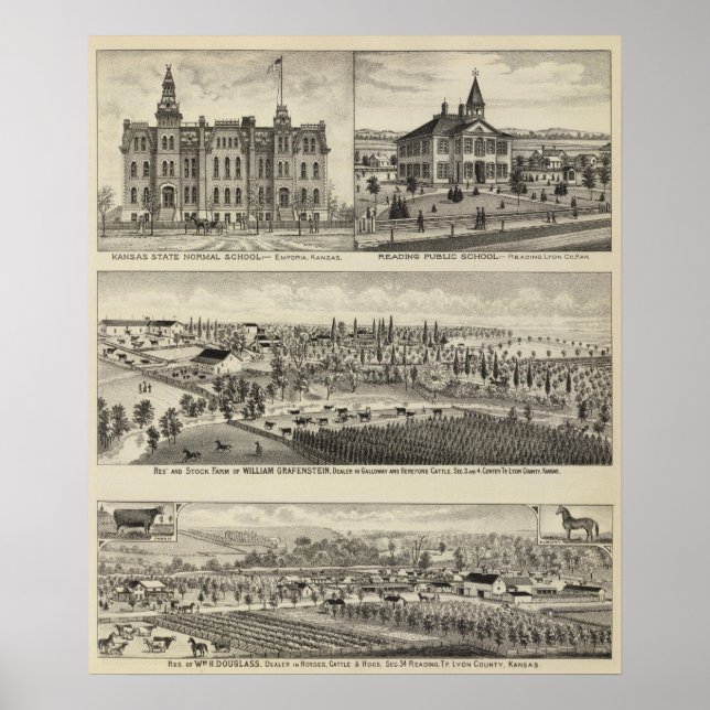 Poster École normale de l'État du Kansas (Devant)