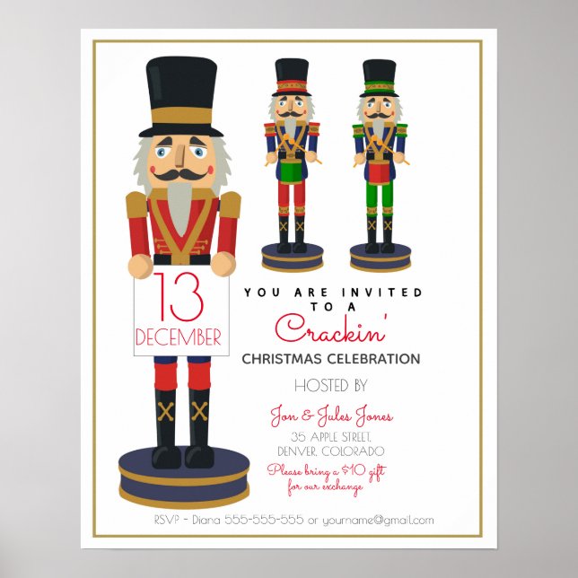 Poster école nutcracker PTO PTA (Devant)