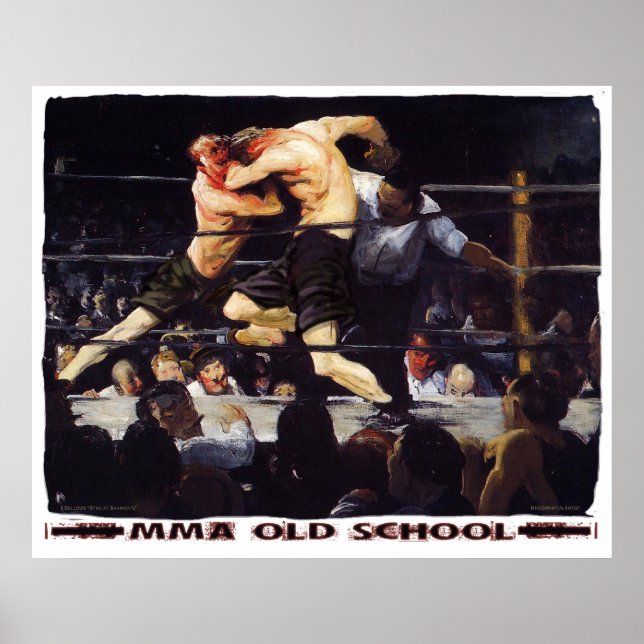 Poster École secondaire mixed martial art (Devant)