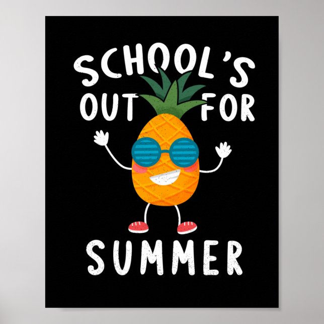 Poster Écoles en été (Devant)