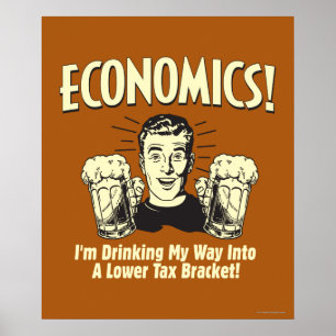 Poster Économie : Boire un paquet fiscal plus faible