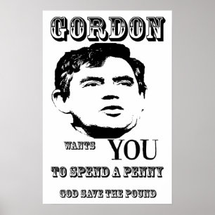 Poster Économies de Dieu la copie d'affiche de Gordon