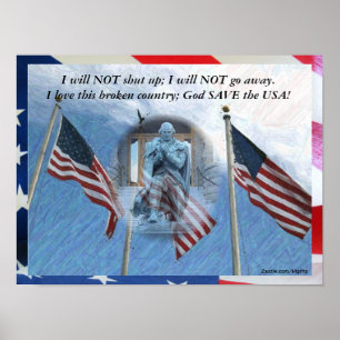 Poster Économies de Dieu les Etats-Unis