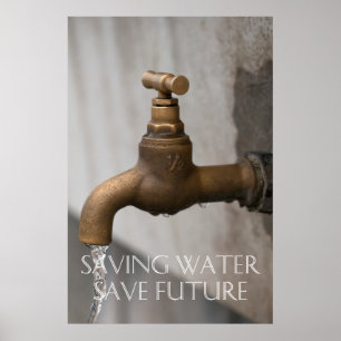 Poster Économisez de l'eau pour l'avenir