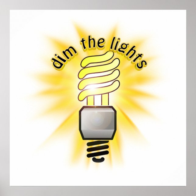 Poster Économisez De L'Énergie (Devant)